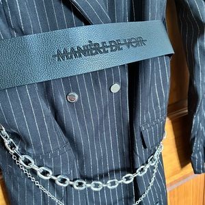 MANIERE DE VOIR Blazer Dress